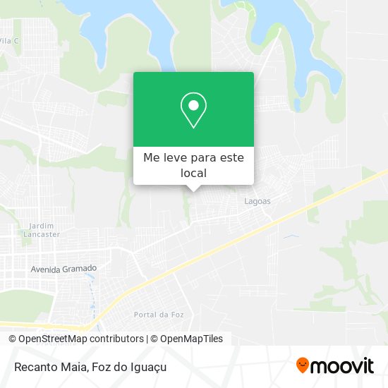 Recanto Maia mapa