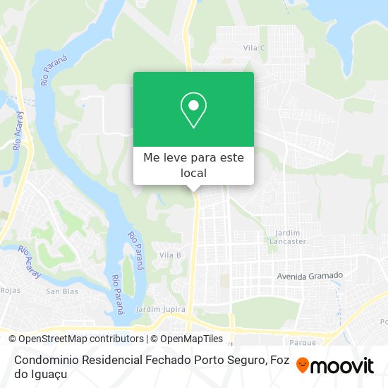 Condominio Residencial Fechado Porto Seguro mapa
