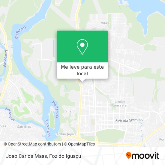 Joao Carlos Maas mapa