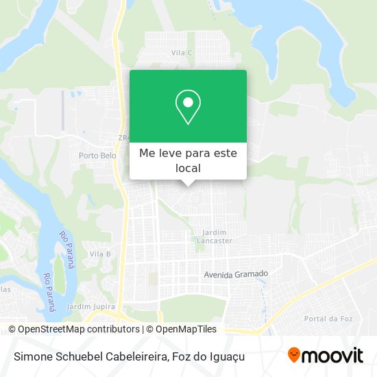 Simone Schuebel Cabeleireira mapa