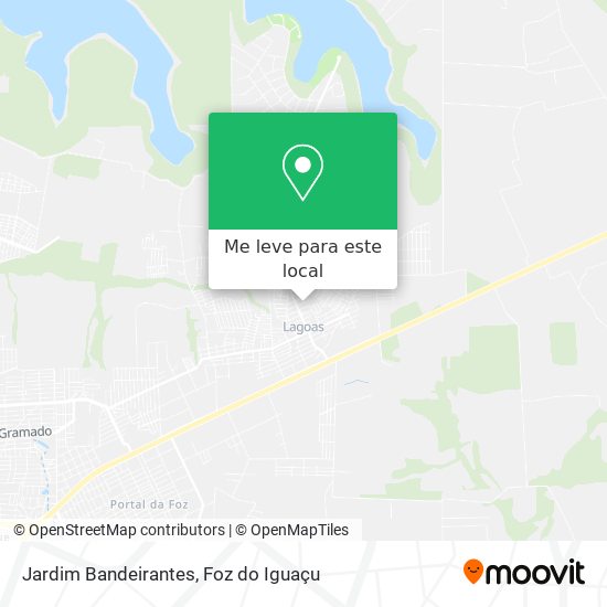 Jardim Bandeirantes mapa