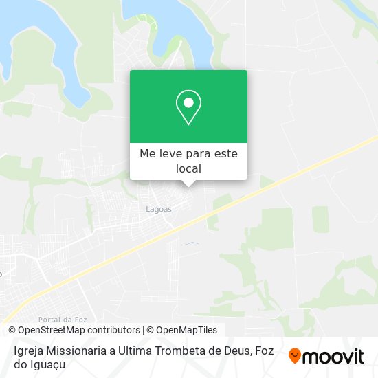 Igreja Missionaria a Ultima Trombeta de Deus mapa