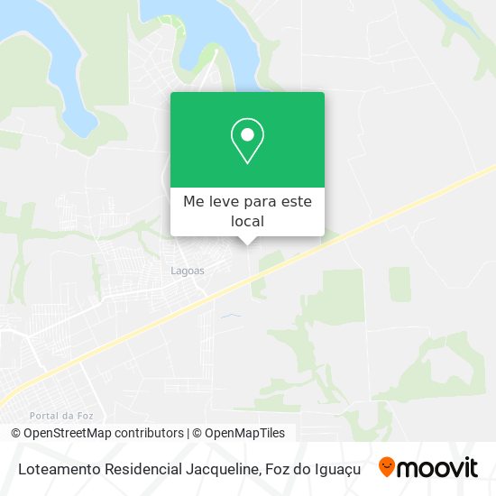 Loteamento Residencial Jacqueline mapa