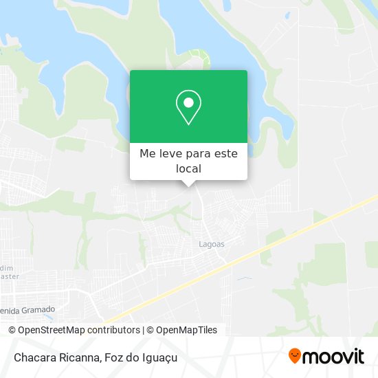 Chacara Ricanna mapa