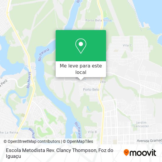 Escola Metodista Rev. Clancy Thompson mapa