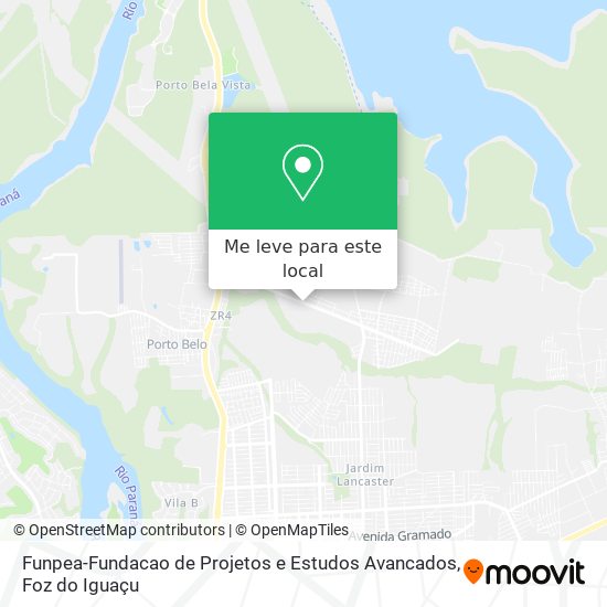 Funpea-Fundacao de Projetos e Estudos Avancados mapa