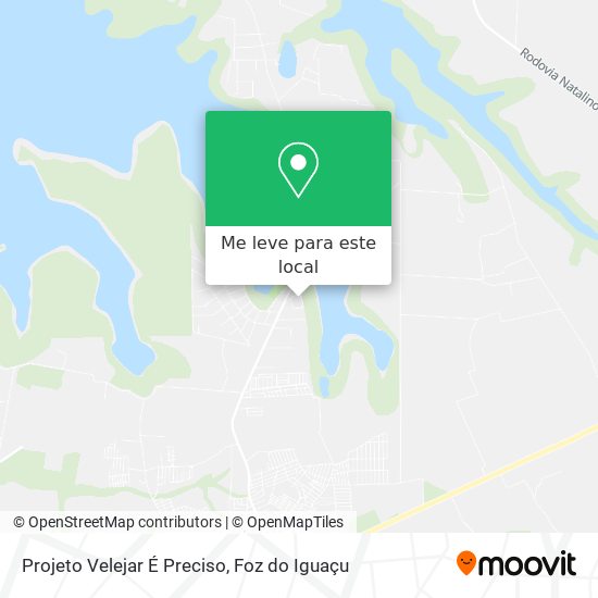 Projeto Velejar É Preciso mapa