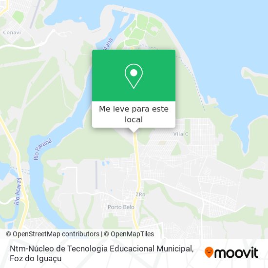 Ntm-Núcleo de Tecnologia Educacional Municipal mapa