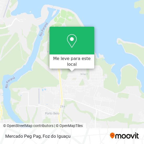 Mercado Peg Pag mapa