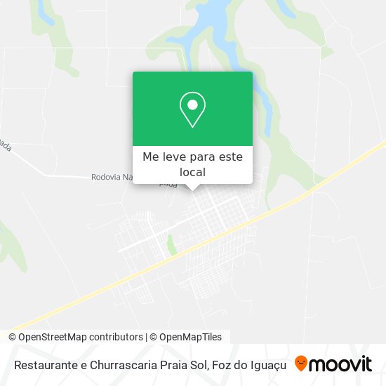 Restaurante e Churrascaria Praia Sol mapa