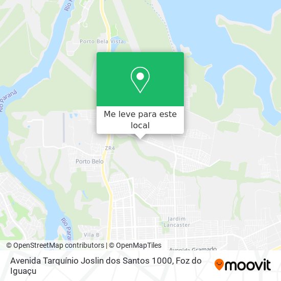 Avenida Tarquínio Joslin dos Santos 1000 mapa