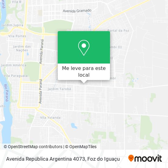 Avenida República Argentina 4073 mapa