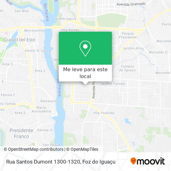 Rua Santos Dumont 1300-1320 mapa