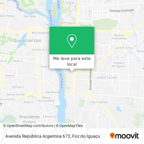 Avenida República Argentina 672 mapa