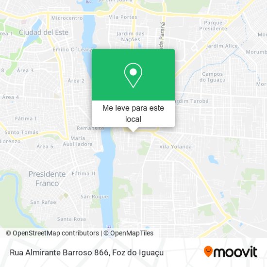 Rua Almirante Barroso 866 mapa