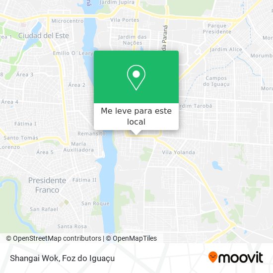 Shangai Wok mapa