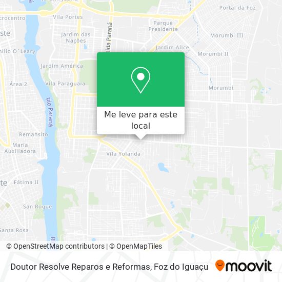 Doutor Resolve Reparos e Reformas mapa