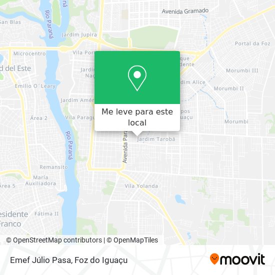Emef Júlio Pasa mapa