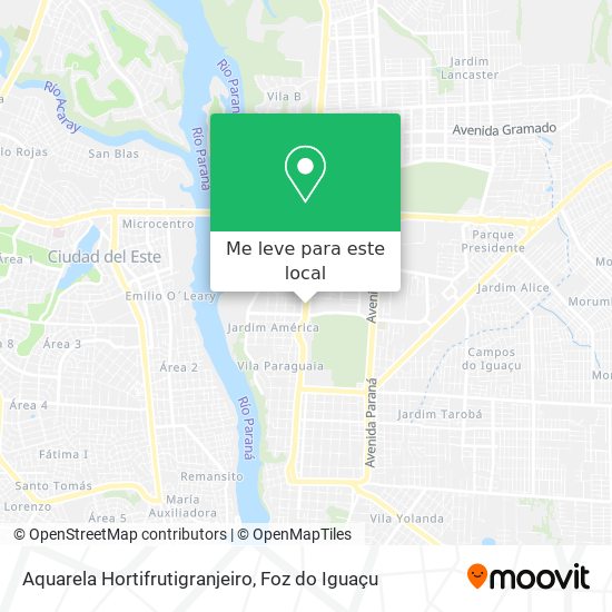 Aquarela Hortifrutigranjeiro mapa