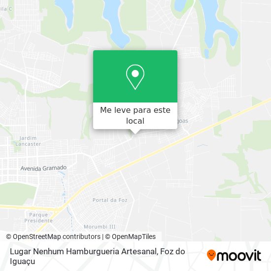 Lugar Nenhum Hamburgueria Artesanal mapa