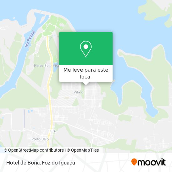 Hotel de Bona mapa