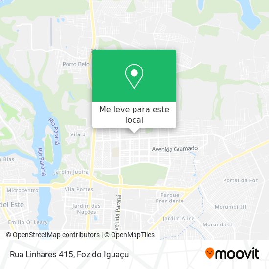 Rua Linhares 415 mapa