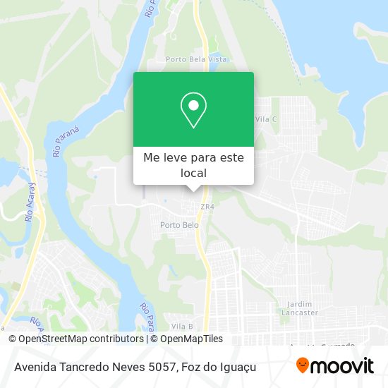 Avenida Tancredo Neves 5057 mapa