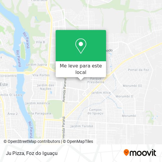 Ju Pizza mapa