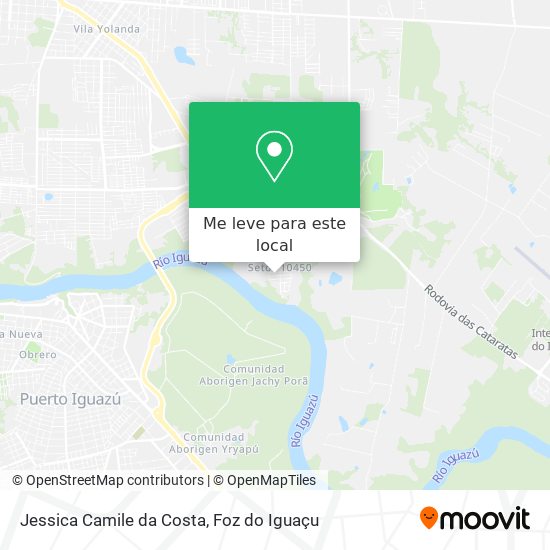 Jessica Camile da Costa mapa