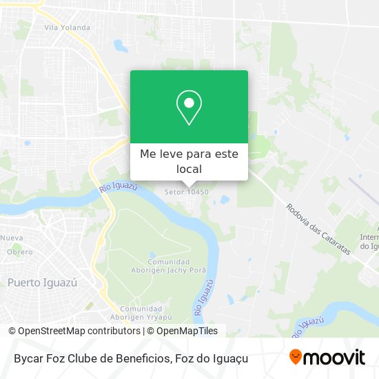Bycar Foz Clube de Beneficios mapa
