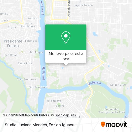 Studio Luciana Mendes mapa