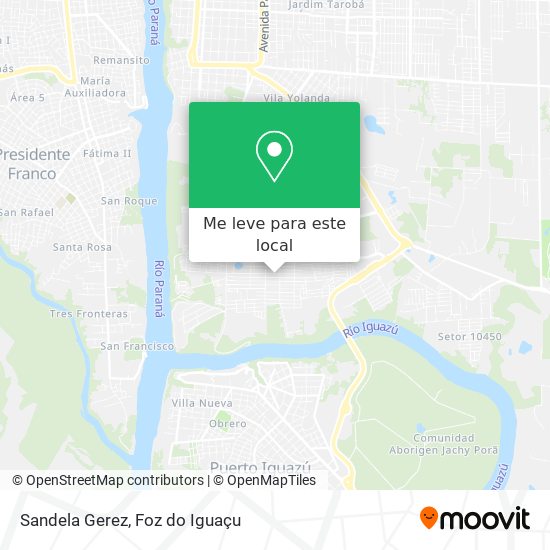 Sandela Gerez mapa