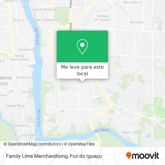 Family Lime Merchandising mapa
