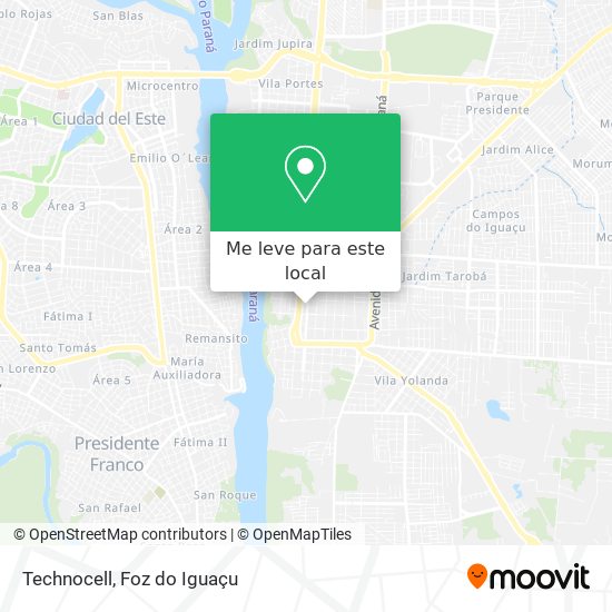 Technocell mapa