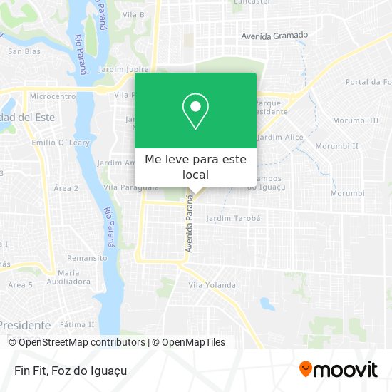 Fin Fit mapa