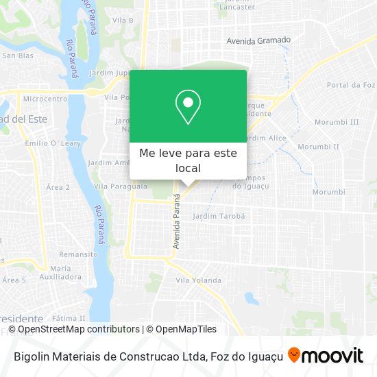 Bigolin Materiais de Construcao Ltda mapa