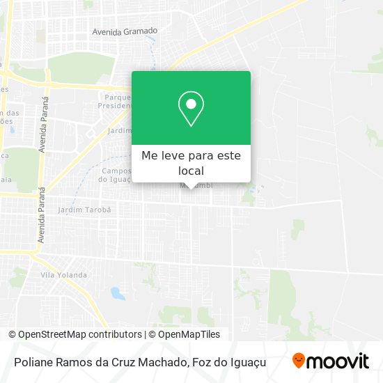 Poliane Ramos da Cruz Machado mapa