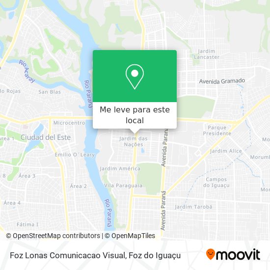 Foz Lonas Comunicacao Visual mapa