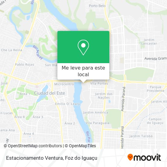 Estacionamento Ventura mapa