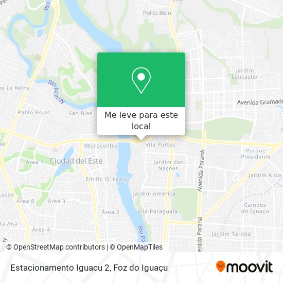 Estacionamento Iguacu 2 mapa