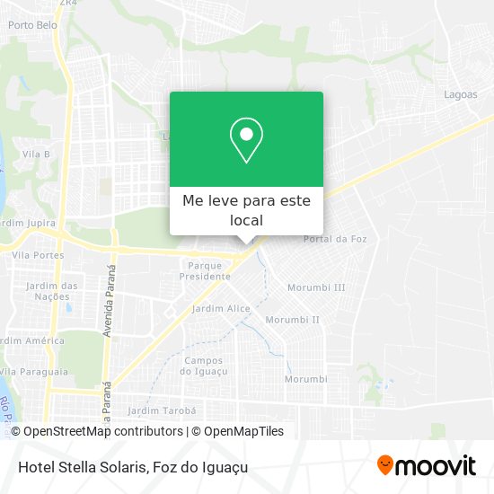 Hotel Stella Solaris mapa