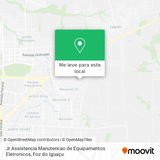 Jr Assistencia Manutencao de Equipamentos Eletronicos mapa