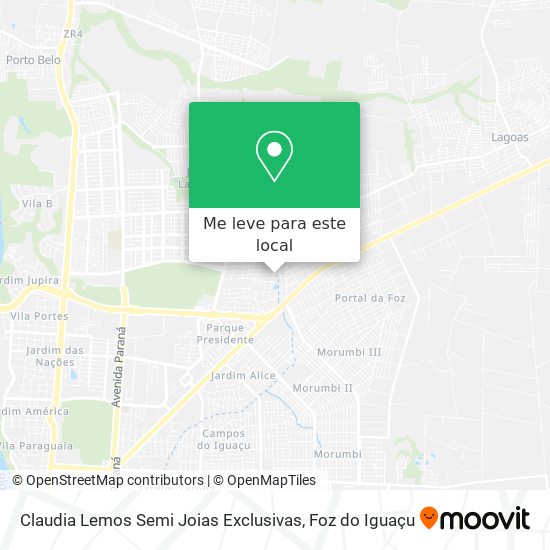 Claudia Lemos Semi Joias Exclusivas mapa