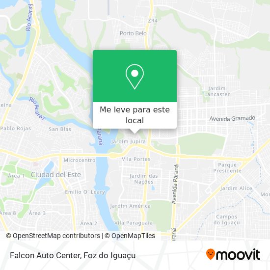 Falcon Auto Center mapa