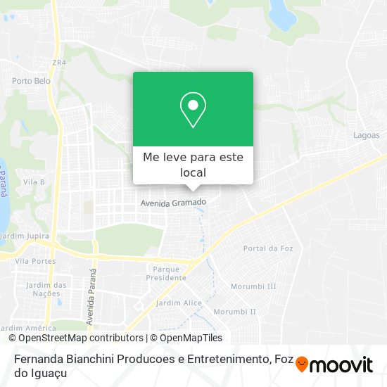 Fernanda Bianchini Producoes e Entretenimento mapa