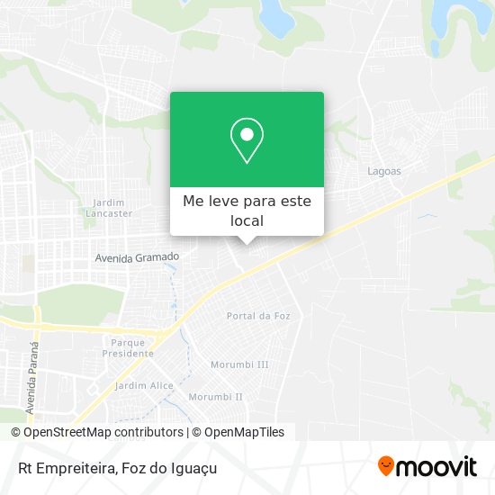Rt Empreiteira mapa