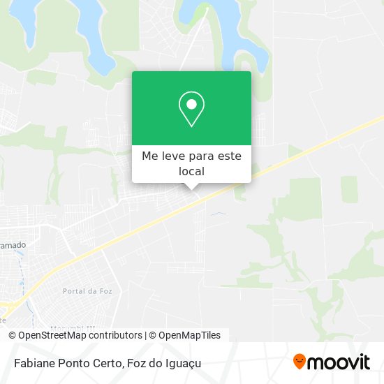 Fabiane Ponto Certo mapa