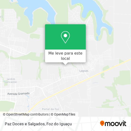 Paz Doces e Salgados mapa