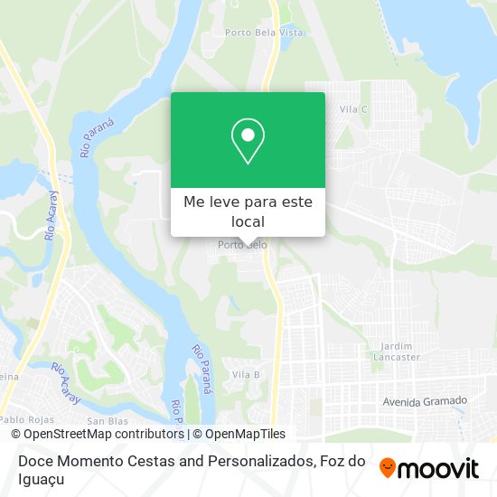 Doce Momento Cestas and Personalizados mapa