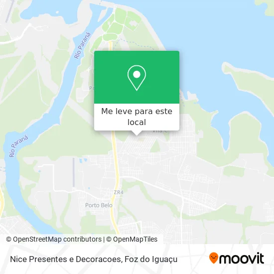 Nice Presentes e Decoracoes mapa